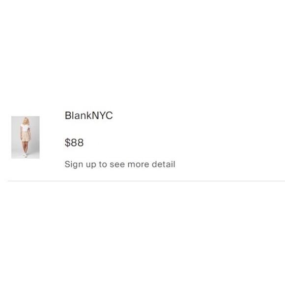 NWT! Blank NYC Just Sayin Pleated Khaki Cargo Short - Size XS - Picture 5 of 9